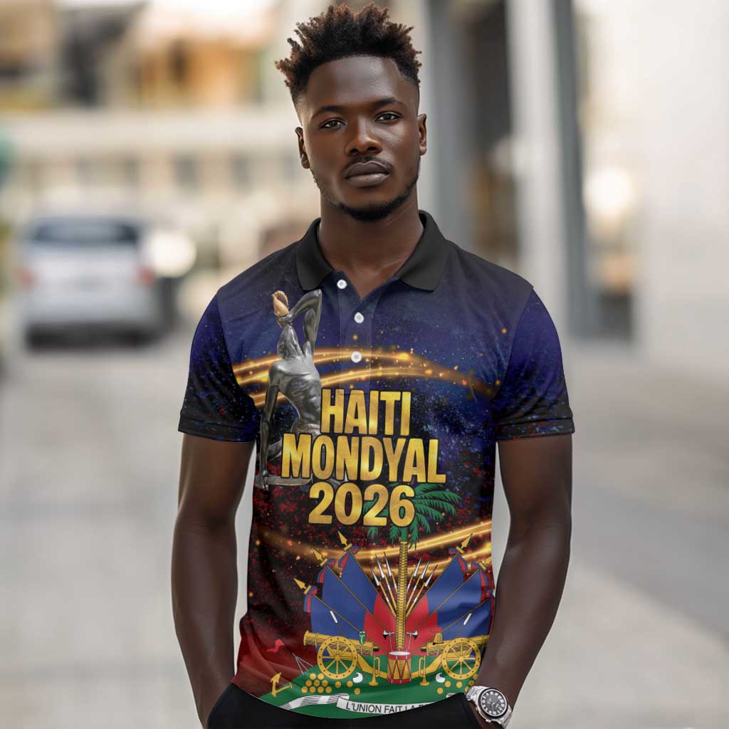 Haiti Mondyal 2026 Polo Shirt Proud to Be Haitian