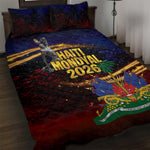 Haiti Mondyal 2026 Quilt Bed Set Proud to Be Haitian