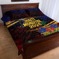 Haiti Mondyal 2026 Quilt Bed Set Proud to Be Haitian