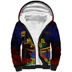 Haiti Mondyal 2026 Sherpa Hoodie Proud to Be Haitian