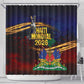 Haiti Mondyal 2026 Shower Curtain Proud to Be Haitian