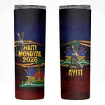Haiti Mondyal 2026 Skinny Tumbler Proud to Be Haitian