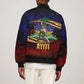 Haiti Mondyal 2026 Sleeve Zip Bomber Jacket Proud to Be Haitian