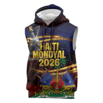 Haiti Mondyal 2026 Sleeveless Hoodie Proud to Be Haitian