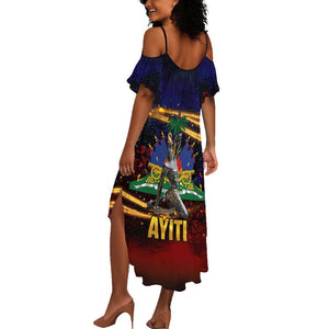 Haiti Mondyal 2026 Summer Maxi Dress Proud to Be Haitian