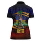 Haiti Mondyal 2026 Women Polo Shirt Proud to Be Haitian