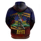 Haiti Mondyal 2026 Zip Hoodie Proud to Be Haitian