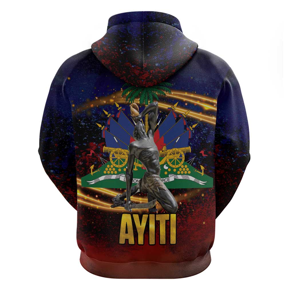 Haiti Mondyal 2026 Zip Hoodie Proud to Be Haitian