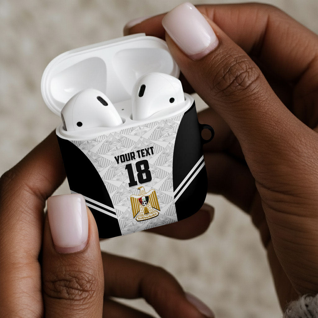 Custom Egypt Football AirPods Case 2026 Glory Run White Edition
