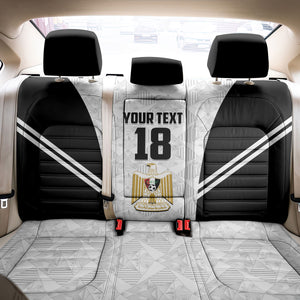 Custom Egypt Football Back Car Seat Cover 2026 Glory Run White Edition