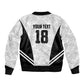 Custom Egypt Football Bomber Jacket 2026 Glory Run White Edition