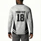 Custom Egypt Football Button Sweatshirt 2026 Glory Run White Edition