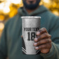 Custom Egypt Football 4 in 1 Can Cooler Tumbler 2026 Glory Run White Edition