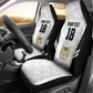 Custom Egypt Football Car Seat Cover 2026 Glory Run White Edition