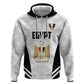 Custom Egypt Football Hoodie 2026 Glory Run White Edition