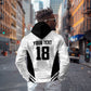 Custom Egypt Football Hoodie 2026 Glory Run White Edition