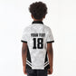 Custom Egypt Football Kid Polo Shirt 2026 Glory Run White Edition