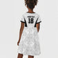 Custom Egypt Football Kid Short Sleeve Dress 2026 Glory Run White Edition