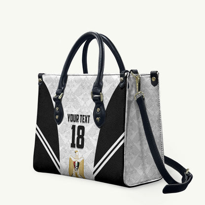 Custom Egypt Football Leather Bag 2026 Glory Run White Edition