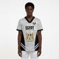 Custom Egypt Football Scrub Top 2026 Glory Run White Edition