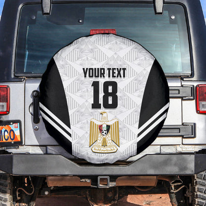 Custom Egypt Football Spare Tire Cover 2026 Glory Run White Edition