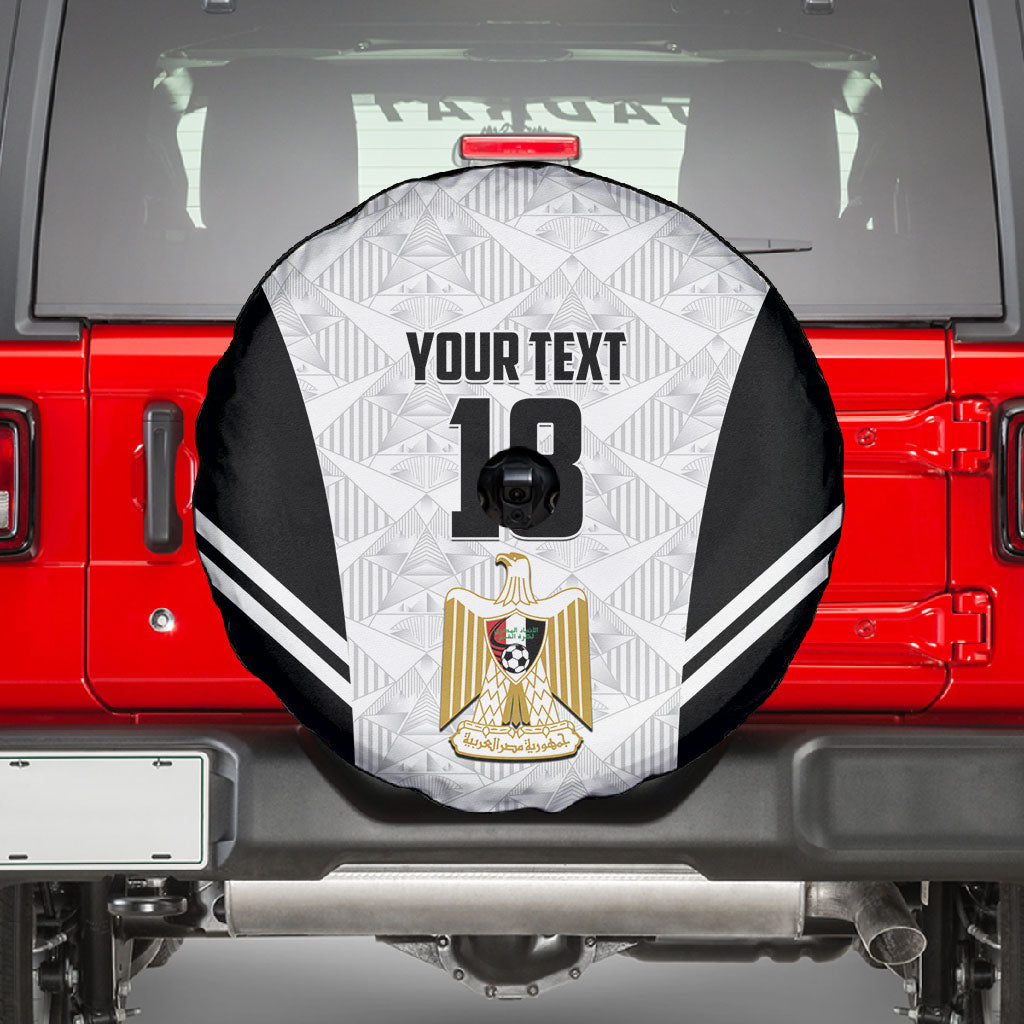 Custom Egypt Football Spare Tire Cover 2026 Glory Run White Edition