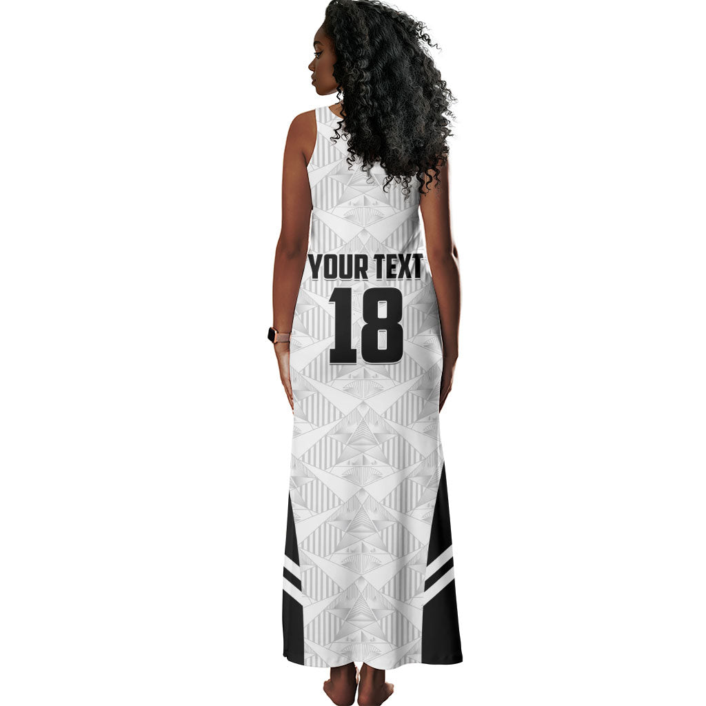 Custom Egypt Football Tank Maxi Dress 2026 Glory Run White Edition