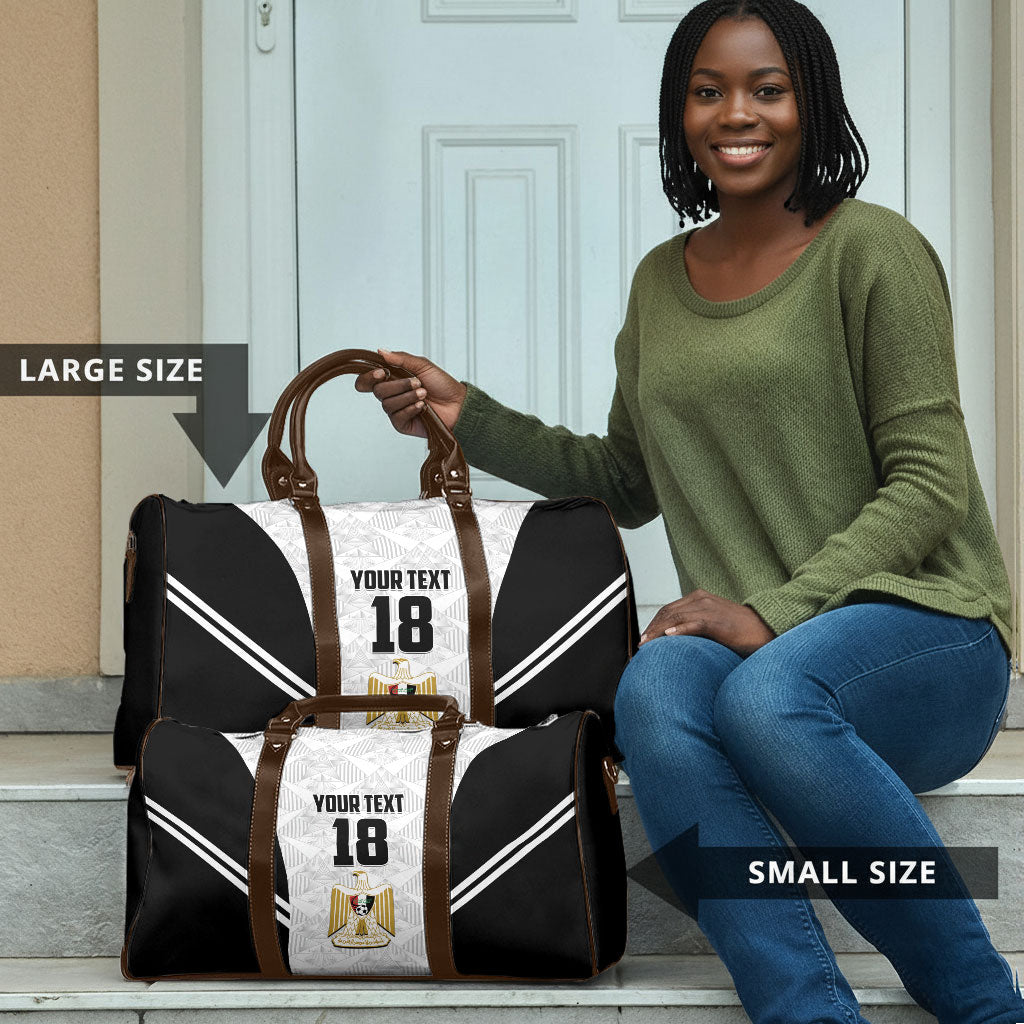 Custom Egypt Football Travel Bag 2026 Glory Run White Edition