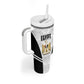 Custom Egypt Football Tumbler With Handle 2026 Glory Run White Edition
