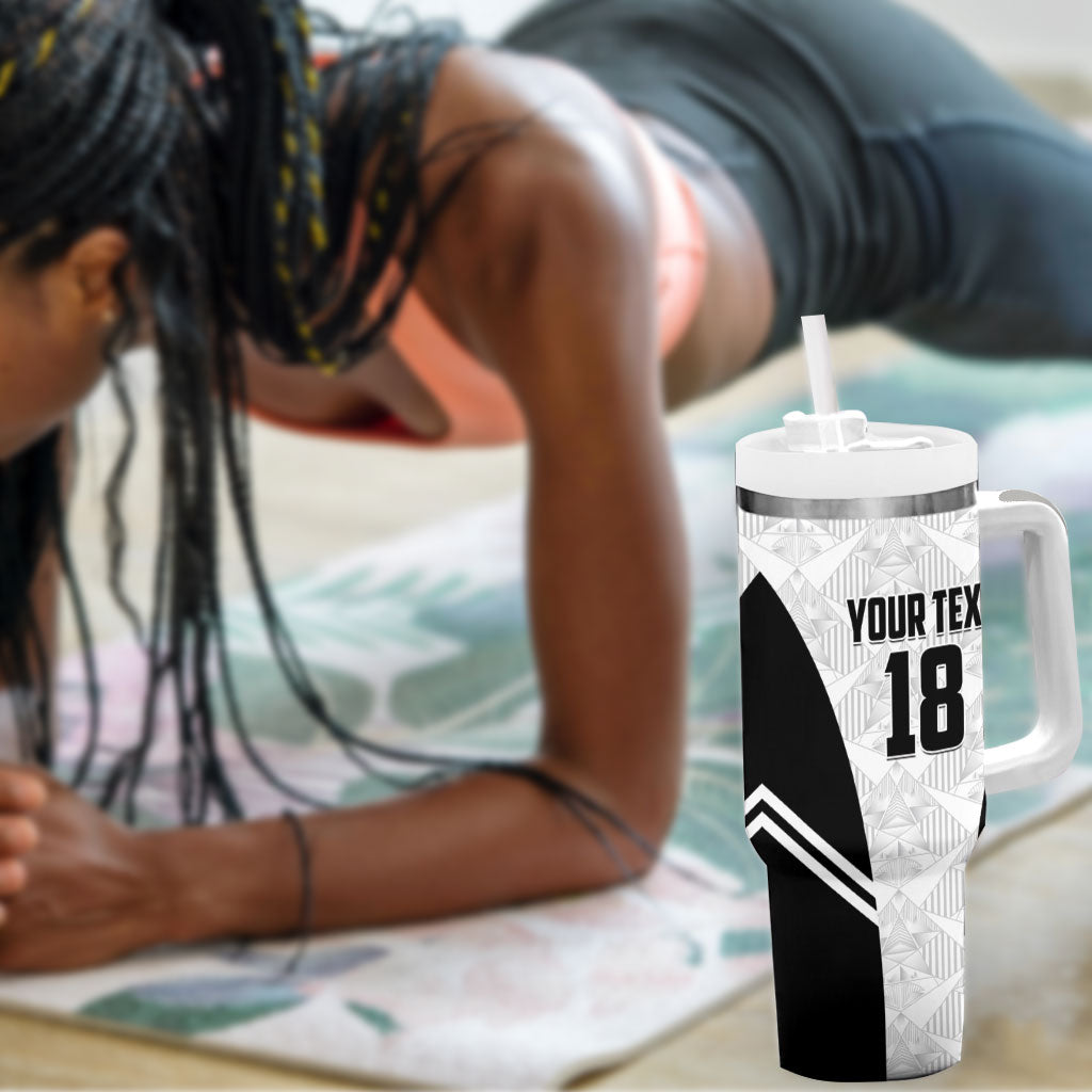 Custom Egypt Football Tumbler With Handle 2026 Glory Run White Edition