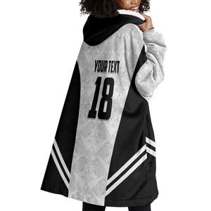 Custom Egypt Football Wearable Blanket Hoodie 2026 Glory Run White Edition