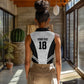 Custom Egypt Football Women Sleeveless Polo Shirt 2026 Glory Run White Edition