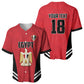 Custom Egypt Football Baseball Jersey 2026 Glory Run Red Edition