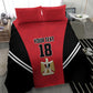 Custom Egypt Football Bedding Set 2026 Glory Run Red Edition