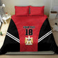 Custom Egypt Football Bedding Set 2026 Glory Run Red Edition