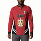 Custom Egypt Football Button Sweatshirt 2026 Glory Run Red Edition
