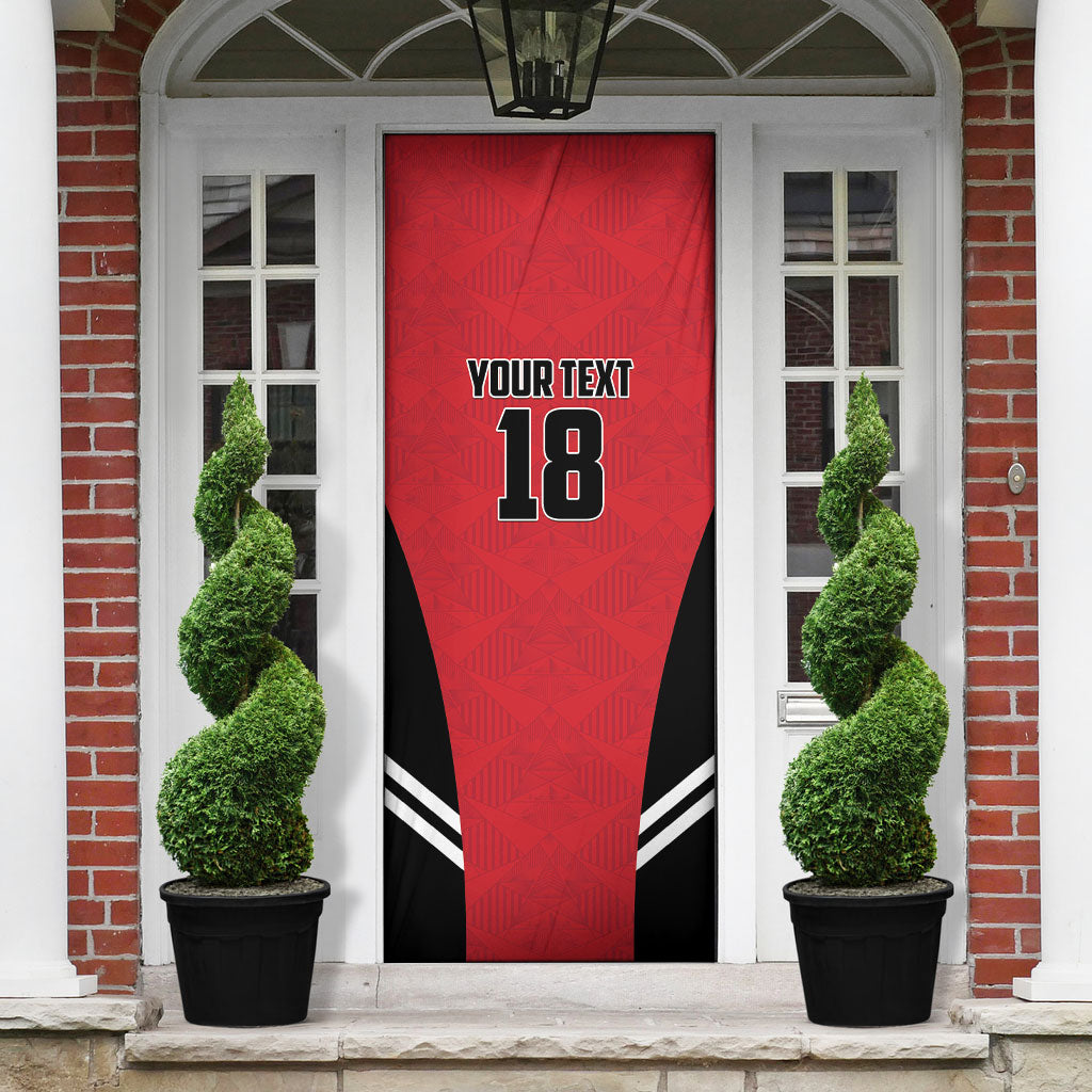 Custom Egypt Football Door Cover 2026 Glory Run Red Edition