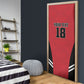 Custom Egypt Football Door Cover 2026 Glory Run Red Edition