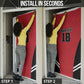 Custom Egypt Football Door Cover 2026 Glory Run Red Edition