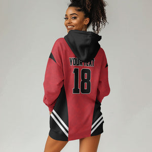 Custom Egypt Football Hoodie Dress 2026 Glory Run Red Edition