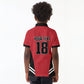 Custom Egypt Football Kid Polo Shirt 2026 Glory Run Red Edition