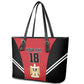 Custom Egypt Football Leather Tote Bag 2026 Glory Run Red Edition