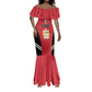 Custom Egypt Football Mermaid Dress 2026 Glory Run Red Edition