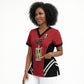 Custom Egypt Football Scrub Top 2026 Glory Run Red Edition