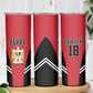 Custom Egypt Football Skinny Tumbler 2026 Glory Run Red Edition