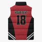 Custom Egypt Football Sleeveless Puffer Jacket 2026 Glory Run Red Edition
