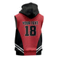 Custom Egypt Football Sleeveless Zip Hoodie 2026 Glory Run Red Edition