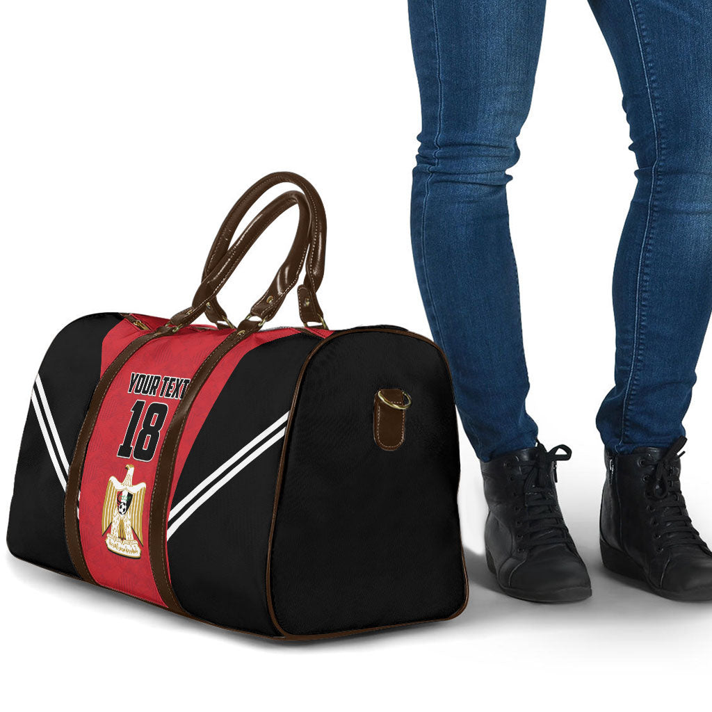 Custom Egypt Football Travel Bag 2026 Glory Run Red Edition