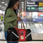 Custom Egypt Football Travel Bag 2026 Glory Run Red Edition