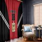 Custom Egypt Football Window Curtain 2026 Glory Run Red Edition
